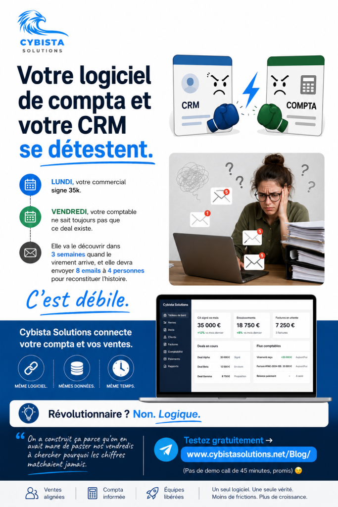 Votre logiciel de compta et votre CRM se détestent