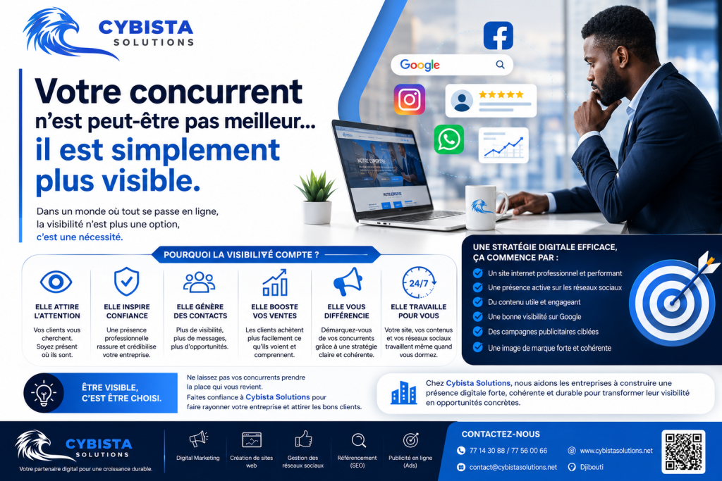 Votre concurrent n’est peut-être pas meilleur… il est simplement plus visible.